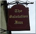 NY4744 : Sign for the Salutation Inn, High Hesket by JThomas
