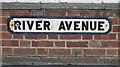 Sign for River Avenue, N13