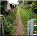 South along Public Footpath R103 towards Smallbrook from Ryde