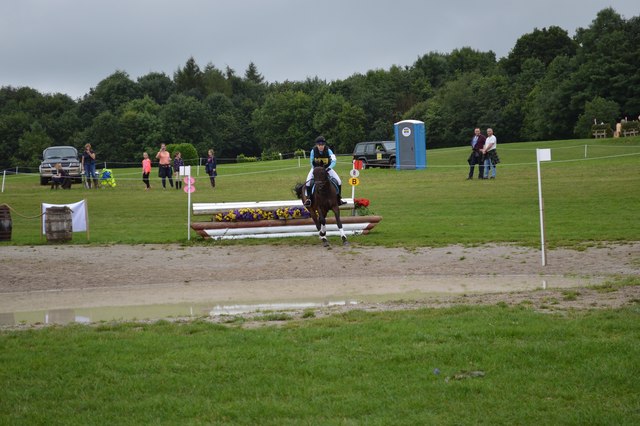 Somerford Park Horse Trials: water obstacle