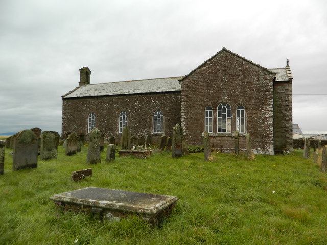 Christ Church, Allonby, and churchyard
