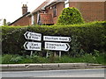 Roadsigns on the A1120