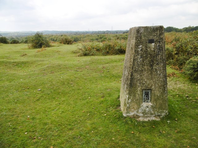 West Wellow Common, trig point