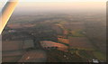 Looking across South Common and Bracebridge Heath to Waddington Airfield: aerial 2015