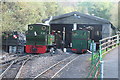 Engine shed on the Lynton and Barnstaple Railway