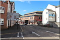 Approaching Loreburne Shopping Centre, Dumfries