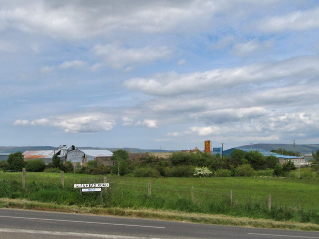 Gravel Works in the townland of Moys