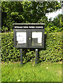 Stonham Parva Village Notice Board