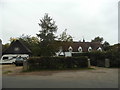 Houses on Cock Lane west of Broxbourne