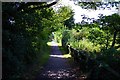 Public footpath from St. Peter