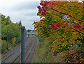 Railway line passing through Lichfield