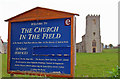 Church at Low Ham below Hext Hill