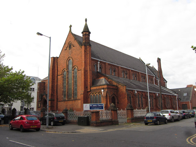 All Saints church in Belfast