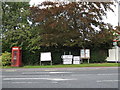 TM1659 : Telephone Box & Roadsigns by Geographer