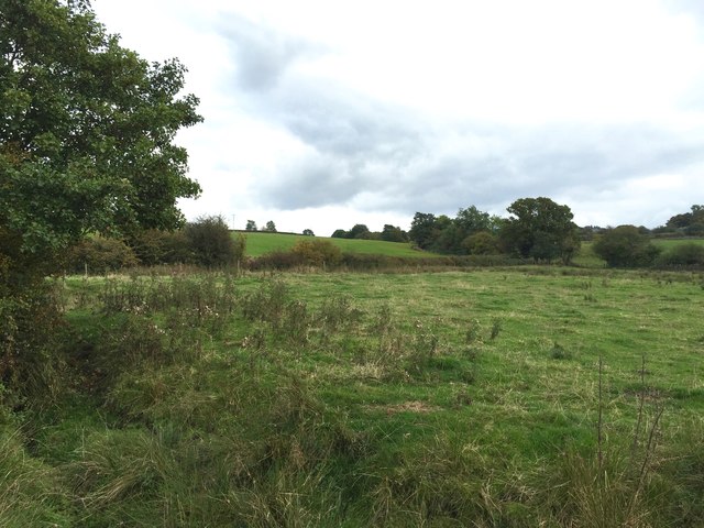 Audley: field south of village © Jonathan Hutchins cc-by-sa/2.0 ...