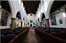 TM1180 : Diss: St. Mary the Virgin Church: The nave from the chancel 1 by Michael Garlick