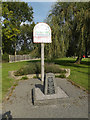 TM0019 : Abberton & Langenhoe Village sign by Geographer