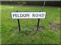 TM0019 : Peldon Road sign by Geographer