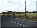 Bus Shelter, Telephone Box & Blue Row Postbox