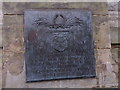 NT0987 : Plaque on Dunfermline War Memorial by Stanley Howe