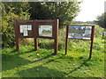 TM0614 : Country Park signs at Crudmore Grove Country Park by Geographer