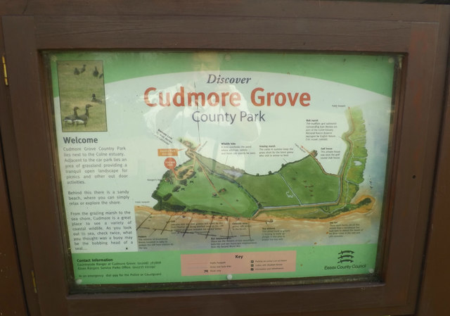 Map of Cudmore Grove Country Park