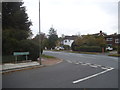 Whitecroft Way at the junction of Wickham Way