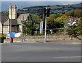 Fenced off former police station site, Rodborough, Stroud