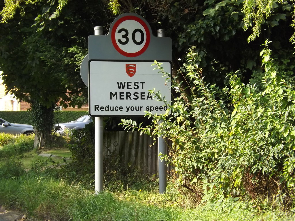 West Mersea Village Name Sign On East © Geographer Cc By Sa20