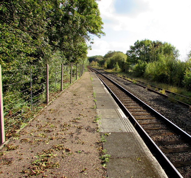 Tarka Line railway from Yeoford towards... © Jaggery :: Geograph ...