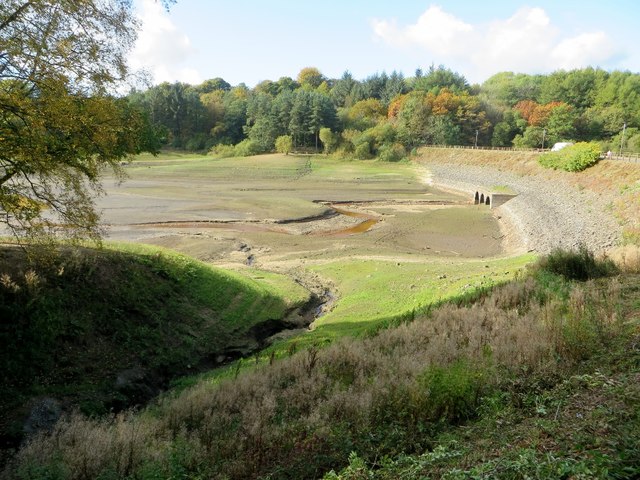 Drained reservoir