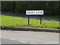 Cross Lane sign