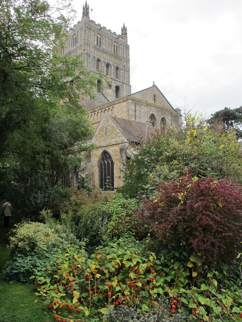 Secret Garden by Tewkesbury Abbey