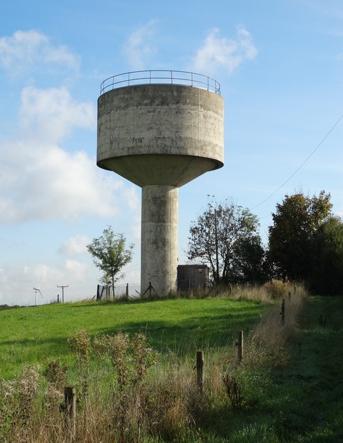 Water tower by Bar Lane, west of Midgley © Neil Theasby :: Geograph ...