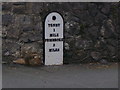 Tenby - milestone Marsh Road