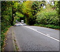 Change in markings on the A46 Bath Road, Woodchester