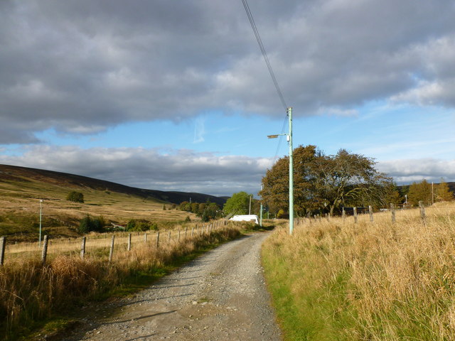 Entering Leadhills via Station Road