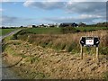 Looking towards Brynglas Farm from the B4299