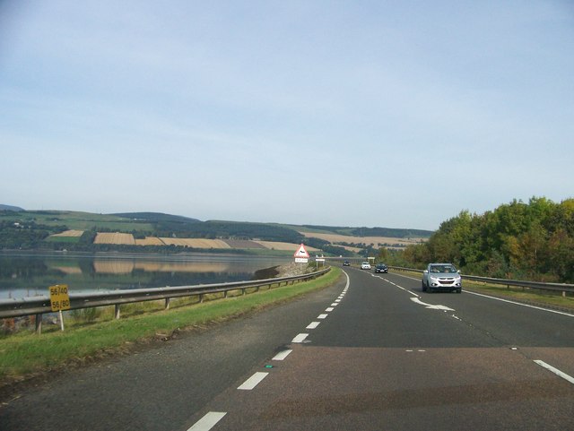 Southern end of the Cromarty Firth bridge