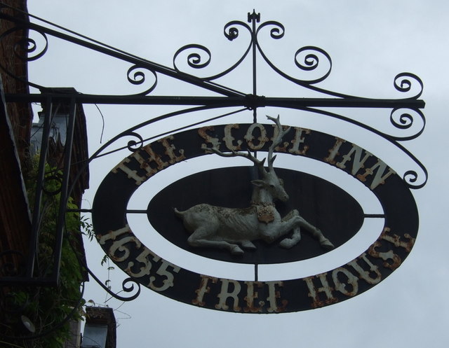 Sign for the Scole Inn