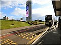 Tram replacement bus at Cornbrook