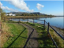 NS4074 : Dumbarton Foreshore Walk by Lairich Rig
