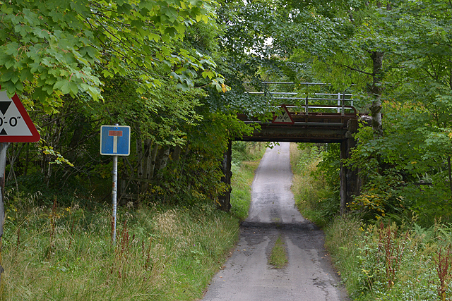 Railway bridge over the Leanachan road