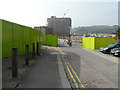 Road leading to former Russell Street carpark