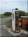 HY4716 : Shapinsay: old petrol pump at Balfour by Chris Downer