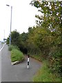 Cycle path on Pynes Hill, Exeter