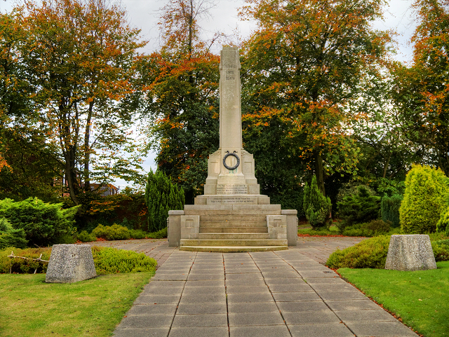 Up Holland War Memorial And Memorial... © David Dixon Cc-by-sa/2.0 ...