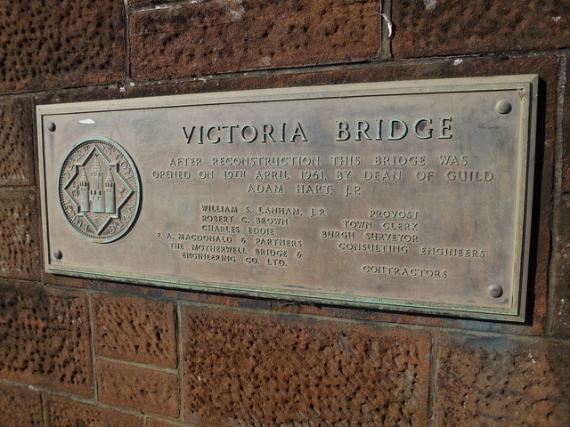 Ayr Victoria Bridge Plaque