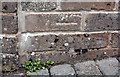 Benchmark on party wall between nos. 22 and 24 Huntley Avenue