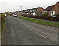 Houses on the south side of Mill Lane, Pershore